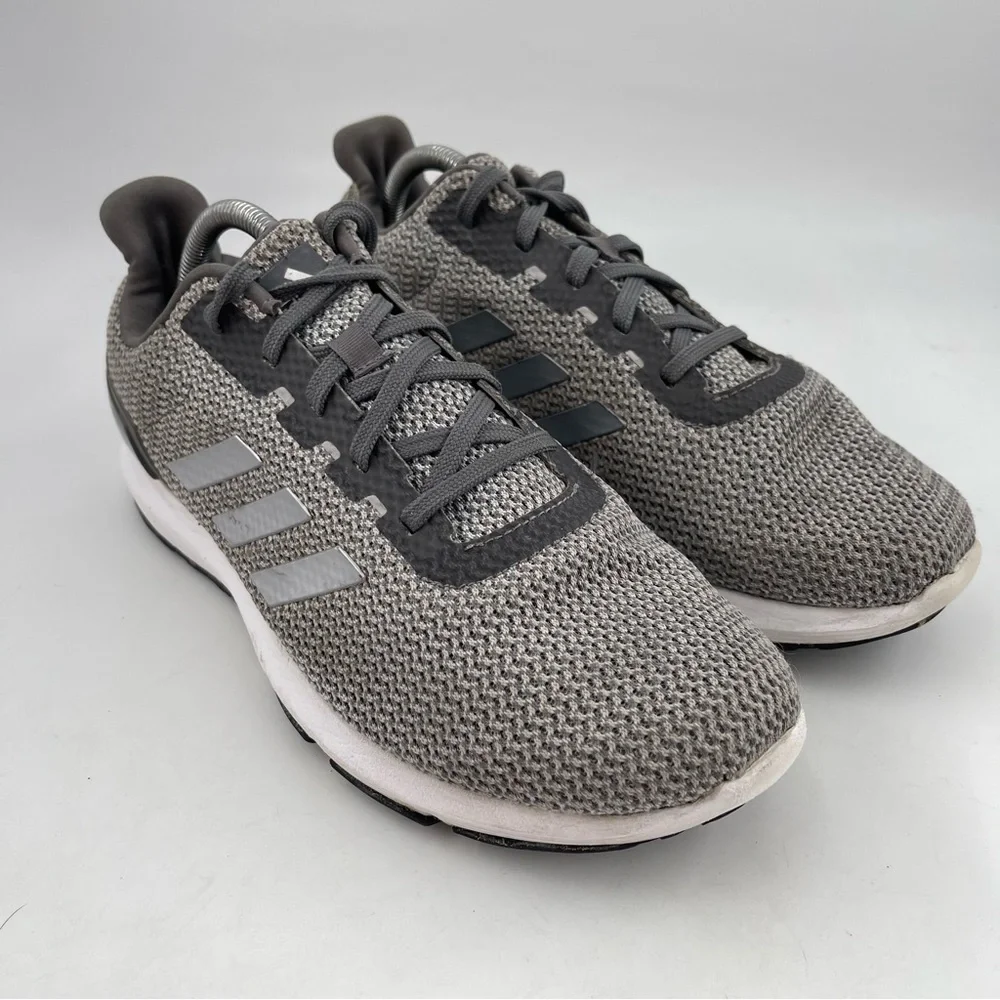 Adidas Women’s Cosmic 2 SL -SZ 12- Silver Grey Lace-Up Running Shoes Sneakers